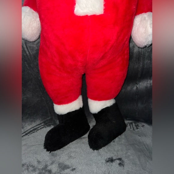 Parisi Creations 1960’s Santa Claus 42” Plush Hard Plastic Face Hard To Find - Picture 4 of 16